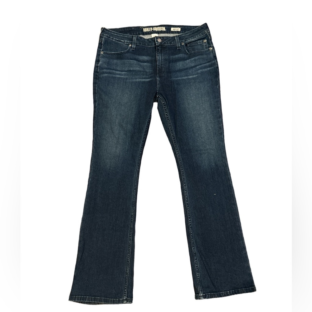 Harley-Davidson Women’s Size 33 Dark Wash Boot Cut Jeans